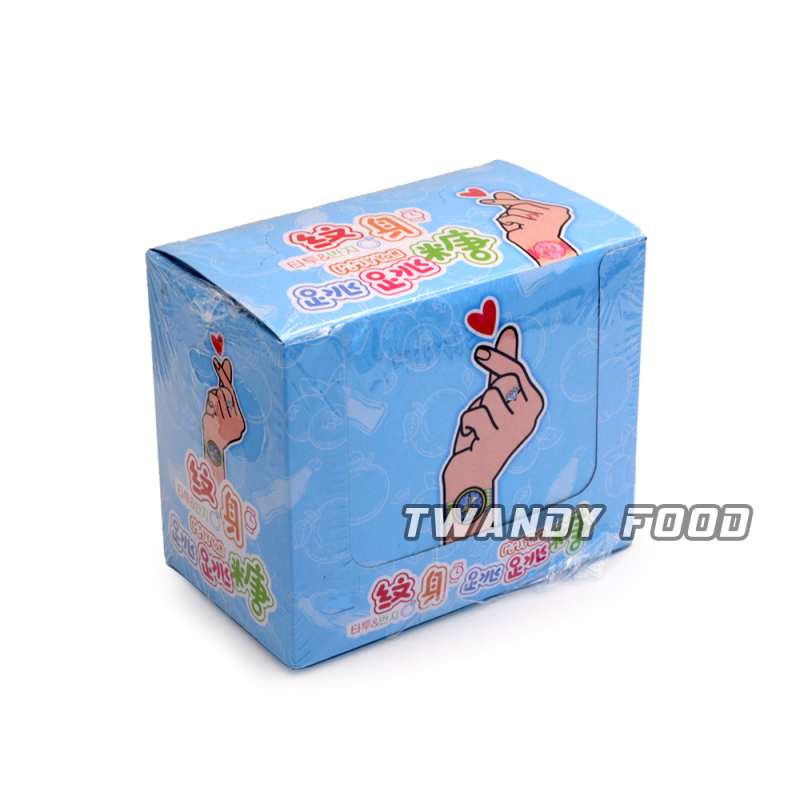 Wholesale Private Label Tattoo Watch Shape Sweet Poping Candy
