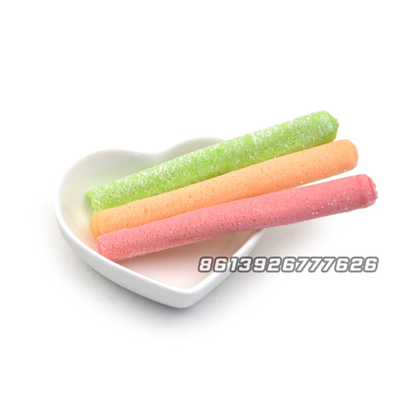 Sugar Coated Sweet Sour Powder Gummy Stick Candy