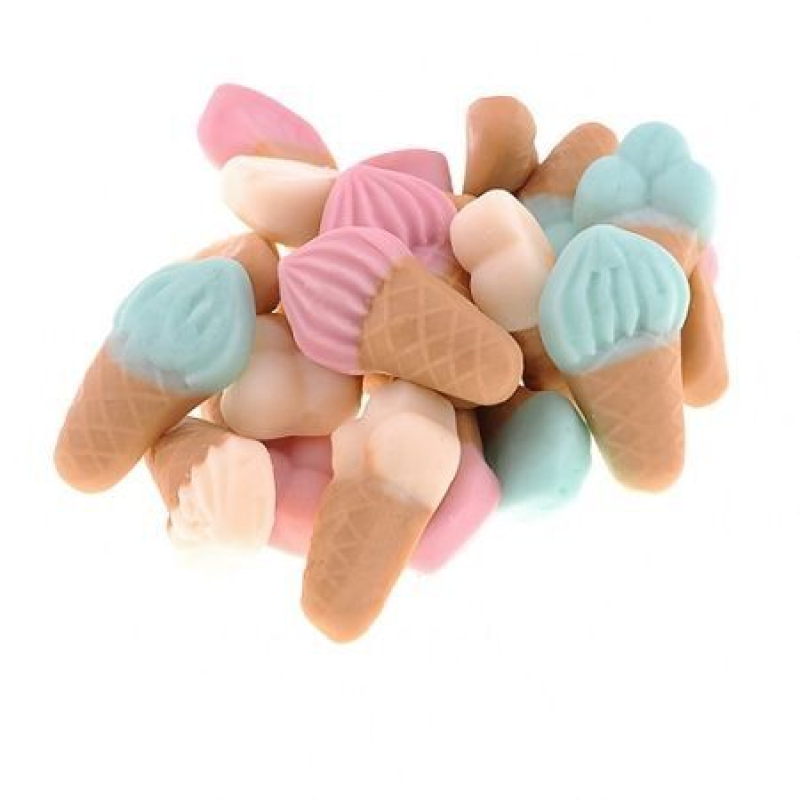 OEM Sweet Fruit Mini Ice Cream Cone Marshmallow