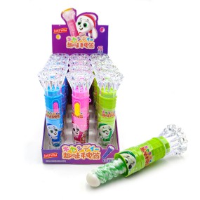 Wholesale Custom China Shantou Flashlight Shape Hard Candy Toy Sweets