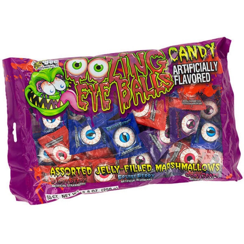 Wholesale Custom Private Label Halal Eyeball Shape Jelly Marshmallow Candy