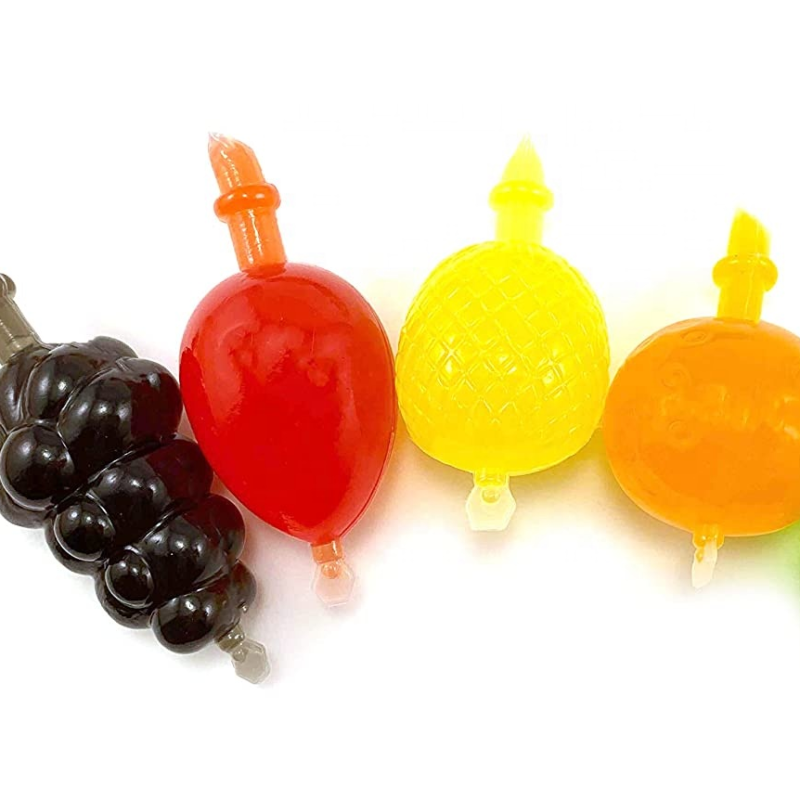 OEM Colorful Cute Fruit Shape Yummy Snack Juice Fruit Jelly Candy