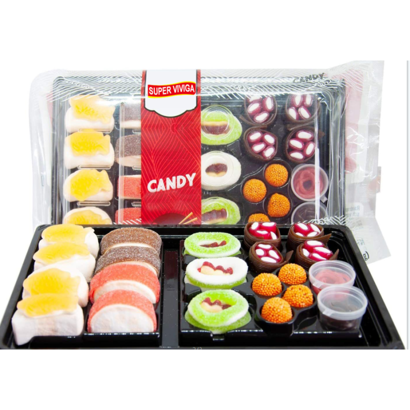 Wholesale Custom Japanese Sweet Fruity Sushi Gummy Candy