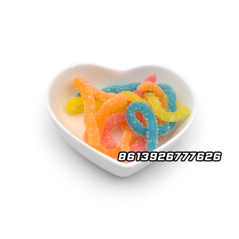 rainbow Sugar Coated Sour Stick Soft Candy Confectionery