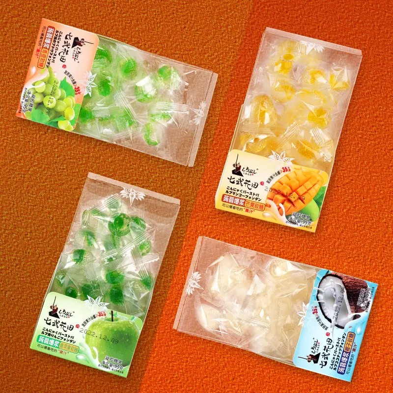 Wholesale Custom Sweet Fruit Peeling Gummy Candy