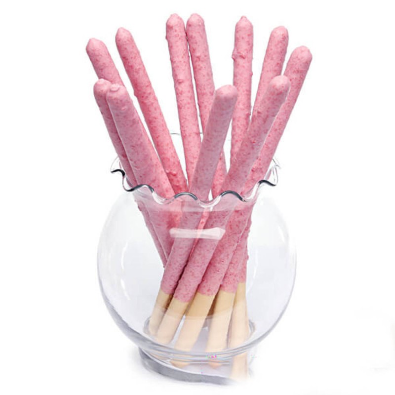 Wholesale Custom Private Label Fruity Chocolate Flavor Cream Wafer Biscuit Stick Cookie