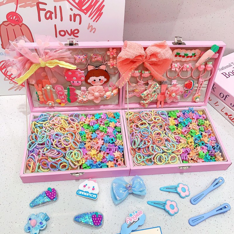 Flower Hair Ties - Fashion Barrettes Set Supplier