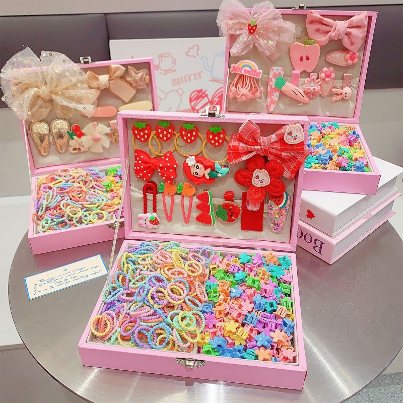 Flower Hair Ties - Fashion Barrettes Set Supplier