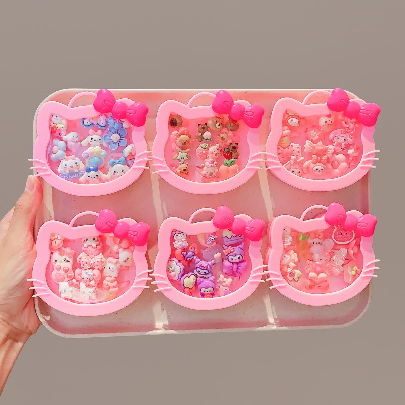 Children Jewelry Set - Sanrio Ring Necklace