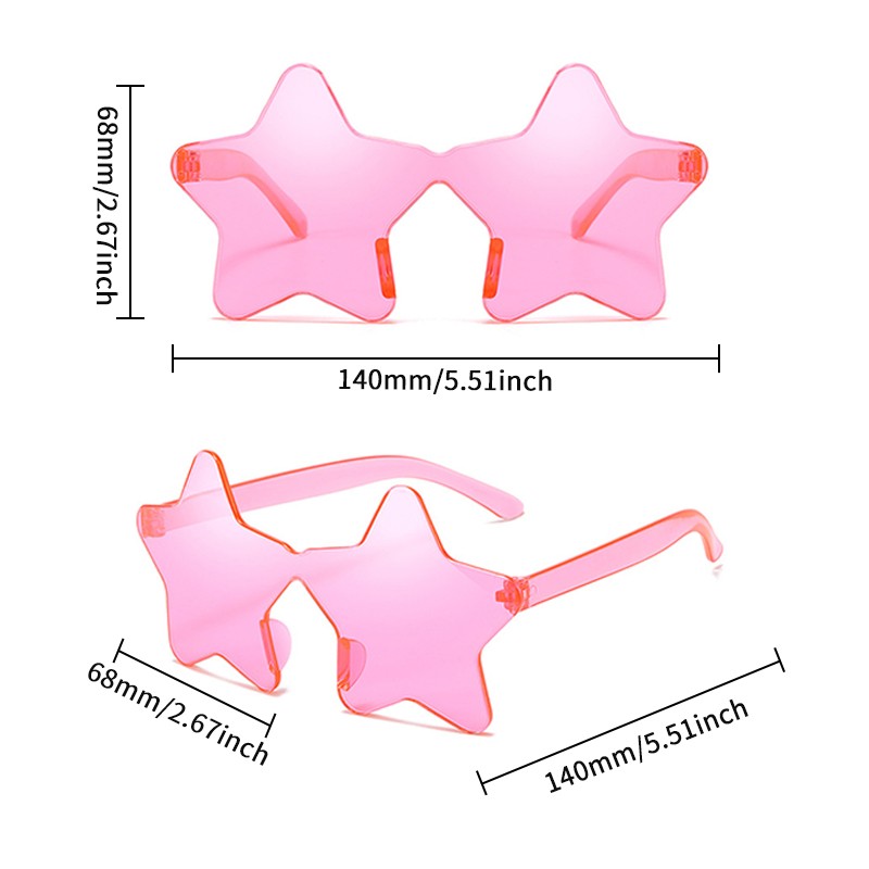 Heart Sunglasses - Jelly One Piece OEM