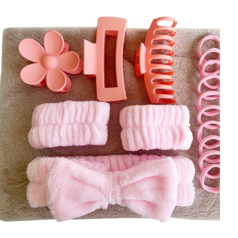 Spa Headband Set - 16pcs Washing Band