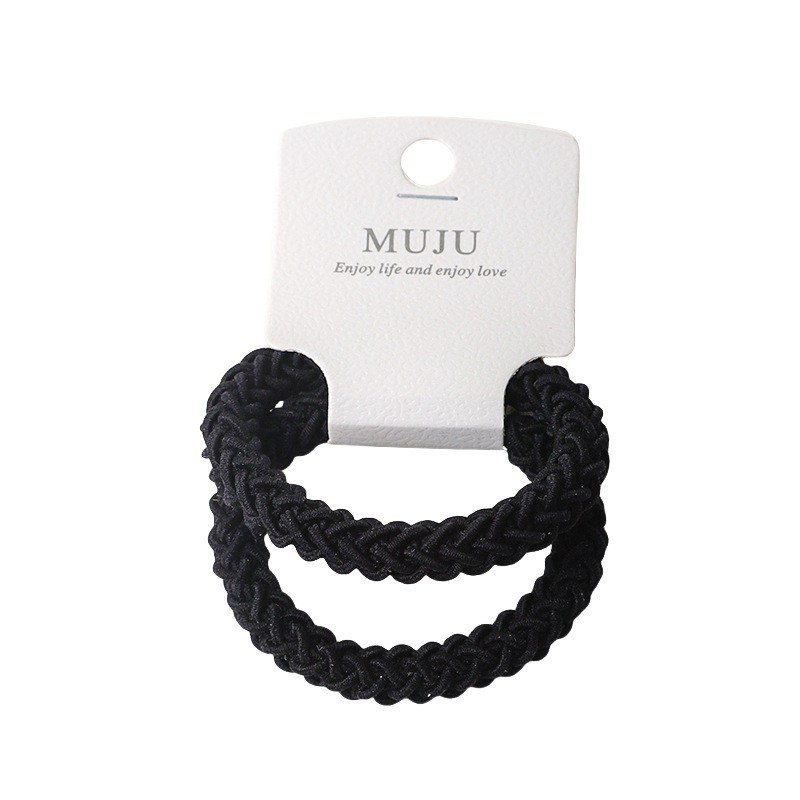 Rainbow Hair Ring - 2pcs Clip On Rope