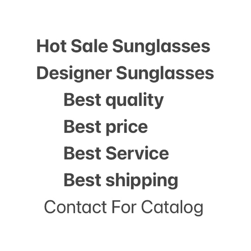 UV400 Sunglasses - Luxury Brand OEM