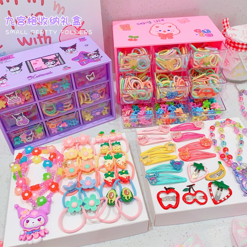 Kuromi Necklace - Sweet Hair Ties Set