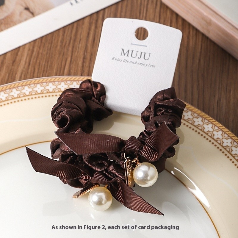 Satin Hair Rope - Korean Style Headwear