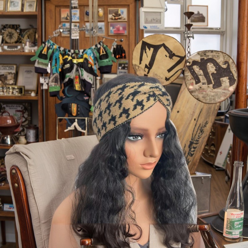 Knitted Headband - Wool Twisted Winter