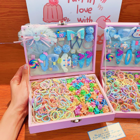 Flower Hair Ties - Fashion Barrettes Set Supplier