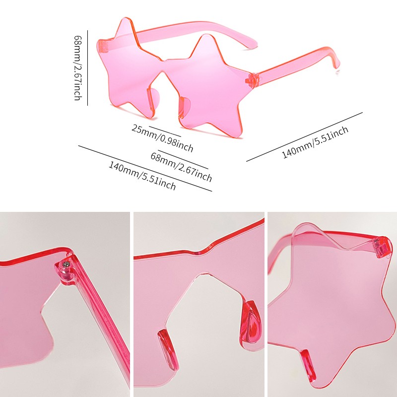 Heart Sunglasses - Jelly One Piece OEM