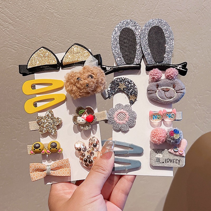 Children Barrettes - Cartoon Hair Clip Set Supplier