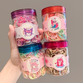 Rubber Bands Box - 500pcs Elastic Hair Ties