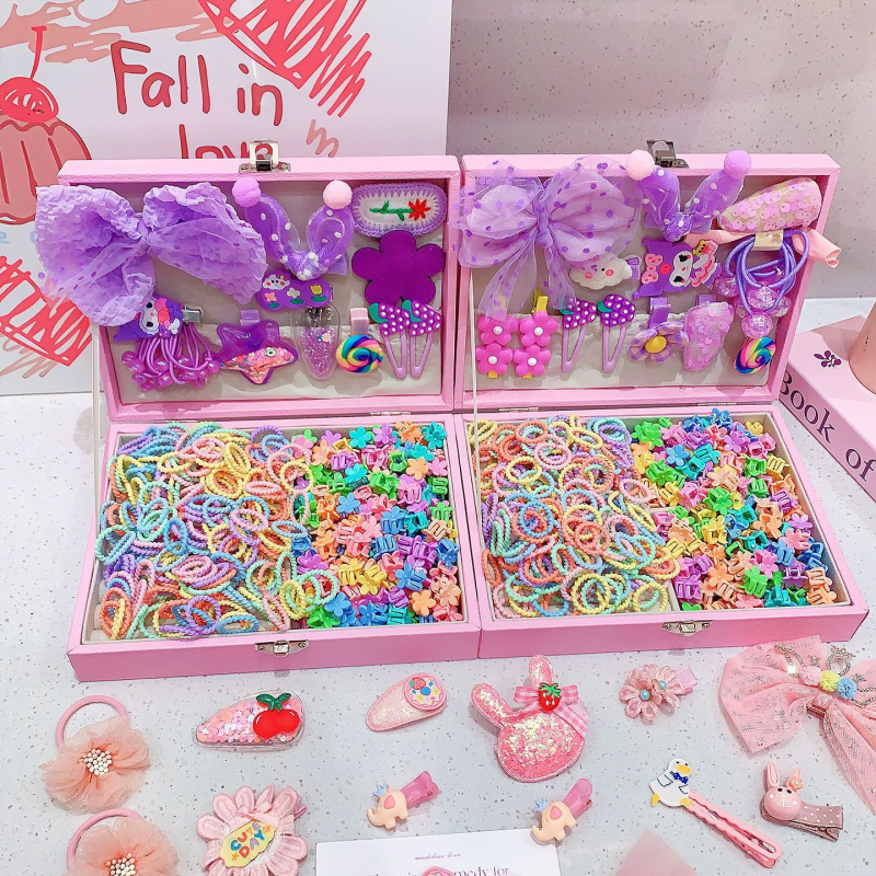 Flower Hair Ties - Fashion Barrettes Set Supplier