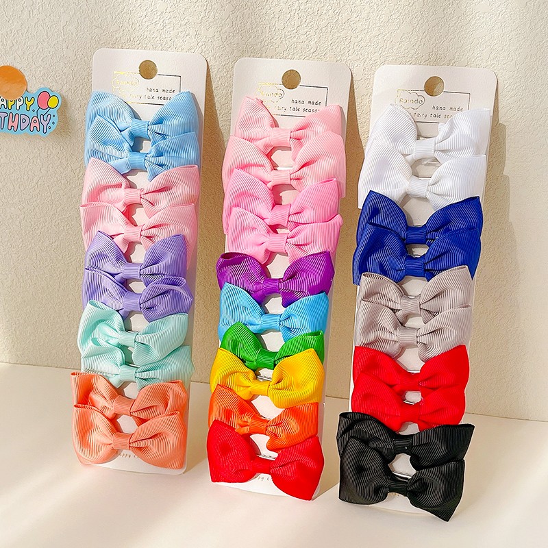 Grosgrain Bows - Ribbon Hair Clips Supplier