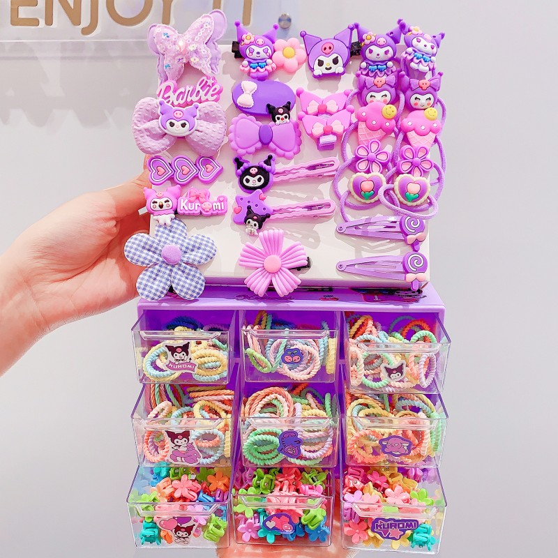 Kuromi Necklace - Sweet Hair Ties Set