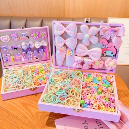 Sanrio Hair Set - 150pcs Clip Ties Combo