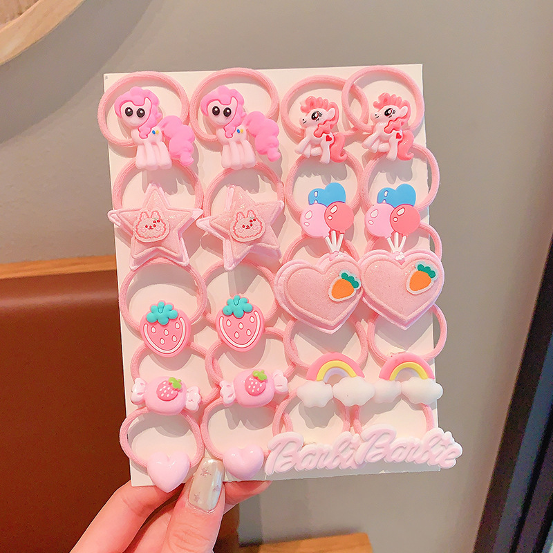 Rubber Band Set - Flower Bow Scrunchies OEM