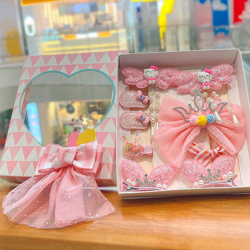 Girls Hair Accessories Set - 24pcs Princess Bows Factory