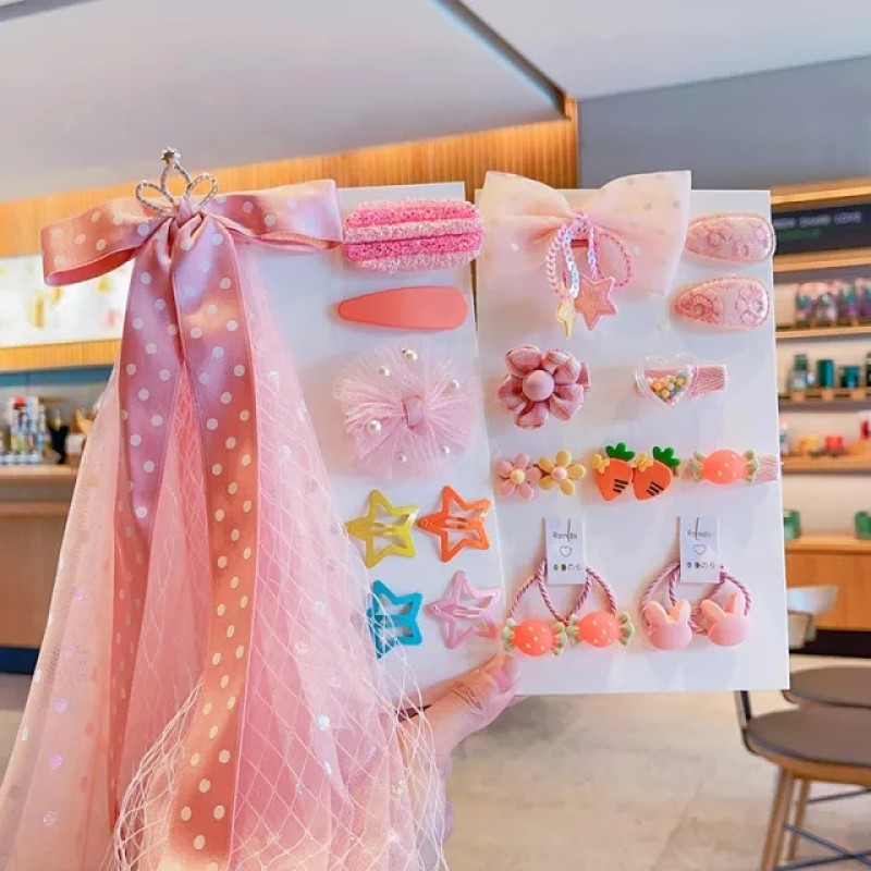 Hair Accessories Gift Box - Princess Bow Set OEM