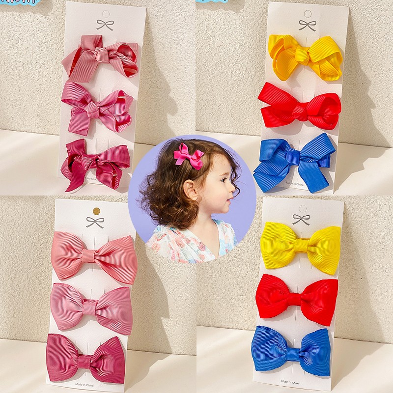 Grosgrain Bows - Ribbon Hair Clips Supplier