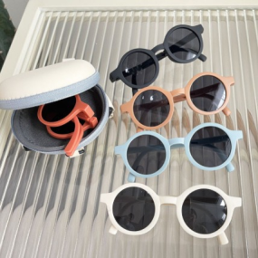 Children Sunglasses - Foldable Round Shades