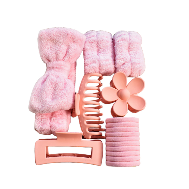 Spa Accessories Set - 16pcs Bow Headbands