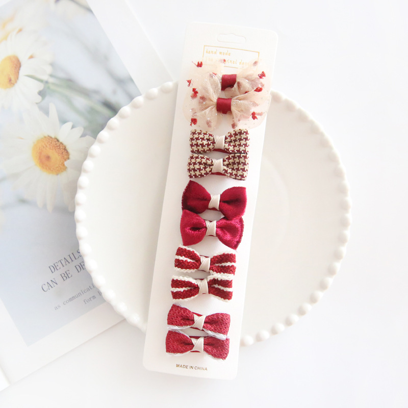 Lace Hair Clip - Bow Net Gauze Fashion