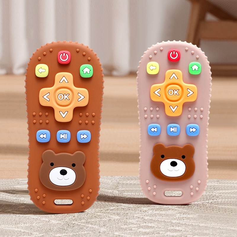 Silicone Remote Control Teether Manufacturer - Cute Eco-Friendly Durable BPA Free Soft Food Grade 0-24 Months