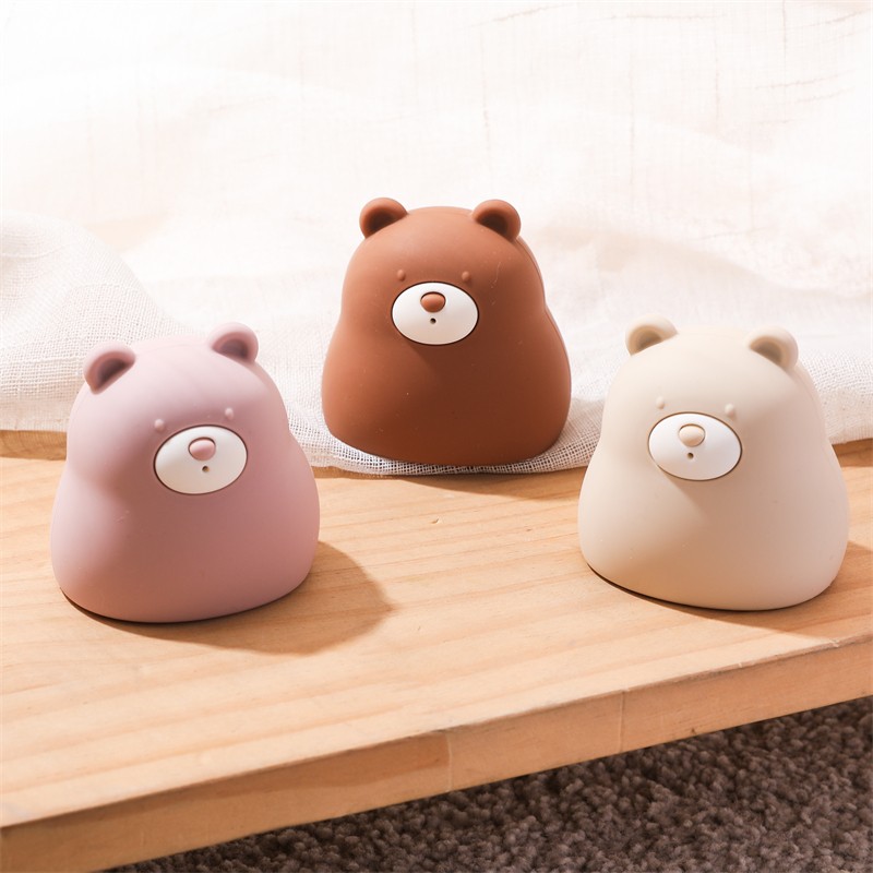Silicone Bath Toy Manufacturer - Food-Grade Inflatable Bear Soft Plastic Musical Safe for Rattles
