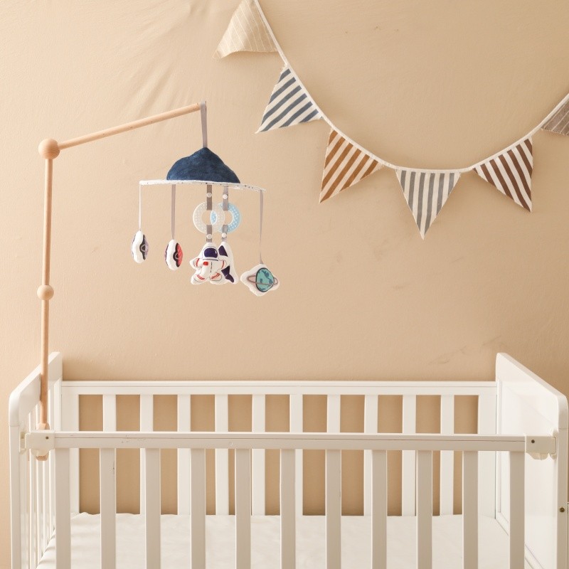 Baby Mobiles Manufacturer - Wholesale Hanging for Crib Astronauts Starry Sky Felt Bed Bell
