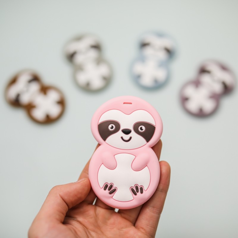 Silicone Animal Teether Manufacturer - Wholesale New BPA Free Organic Food Grade Sloth Gel Toy Unisex