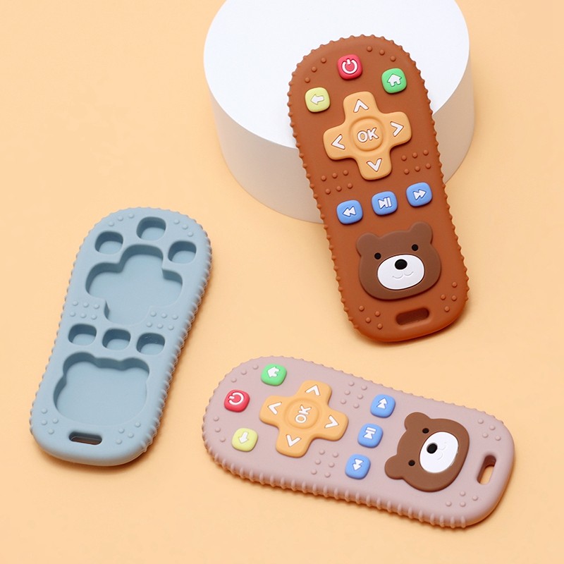 Silicone Remote Control Teether Manufacturer - Cute Eco-Friendly Durable BPA Free Soft Food Grade 0-24 Months