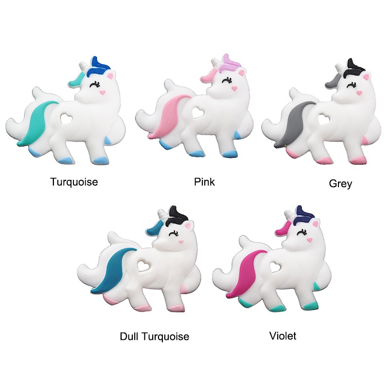 Silicone Teether Toys Manufacturer - Food Grade BPA-Free Unicorn Sensory Unicorn Style for Baby
