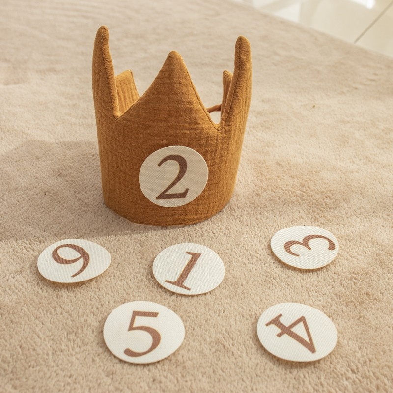 Cotton Crown Hat Manufacturer - Wholesale for 1-6 Years Old Children Baby Birthday Party Decoration