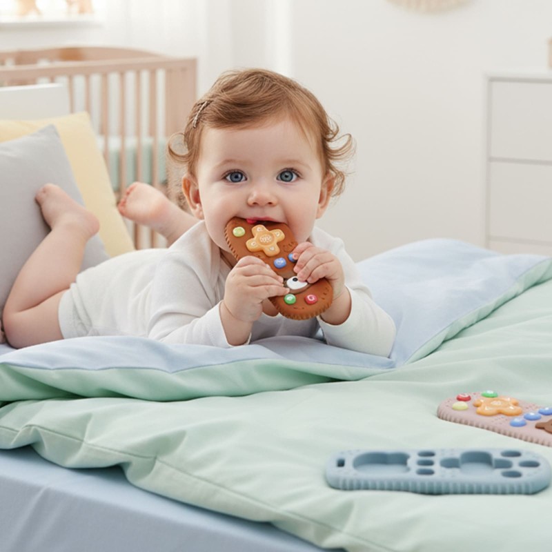 Silicone Remote Control Teether Manufacturer - OEM BPA Free Soft Round Food Grade for Babies 0-24 Months