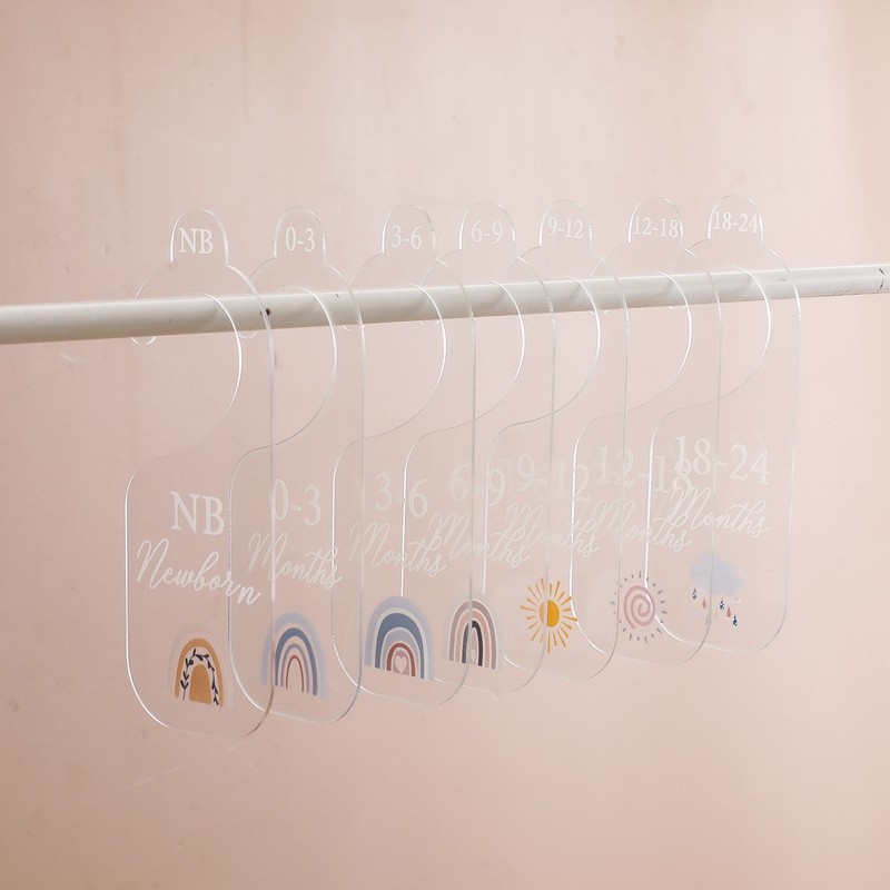 Acrylic Baby Spacer Manufacturer - High Quality with Pattern and Monthly Growth Recording Supplies