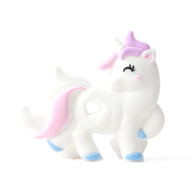Silicone Teether Toys Manufacturer - Food Grade BPA-Free Unicorn Sensory Unicorn Style for Baby