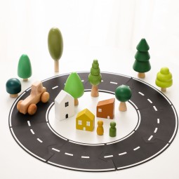 Wooden Ornaments Manufacturer - OEM Modern Forest Tree Home Decor Gift for Christmas Desktop