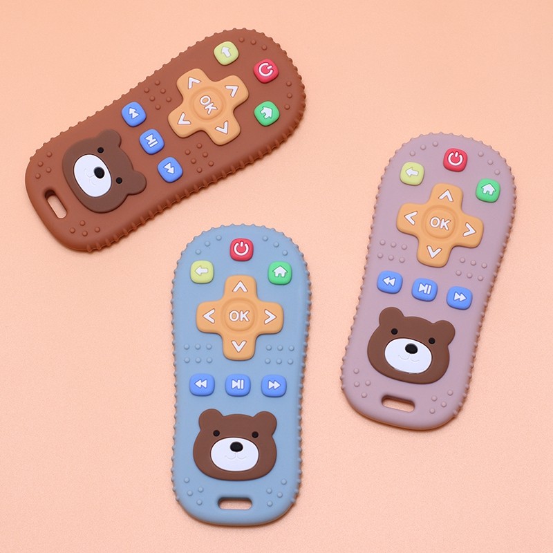 Silicone Remote Control Teether Manufacturer - Cute Eco-Friendly Durable BPA Free Soft Food Grade 0-24 Months