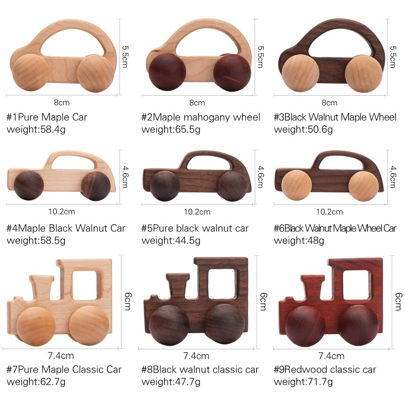 Maple Train Wooden Toys Manufacturer - Wholesale with Wheels Teething & Newborn Gift for Children