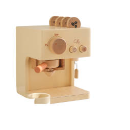Wooden Coffee Machine Toy Set Manufacturer - Preschool Pretend Play Kitchen for Kids Unisex