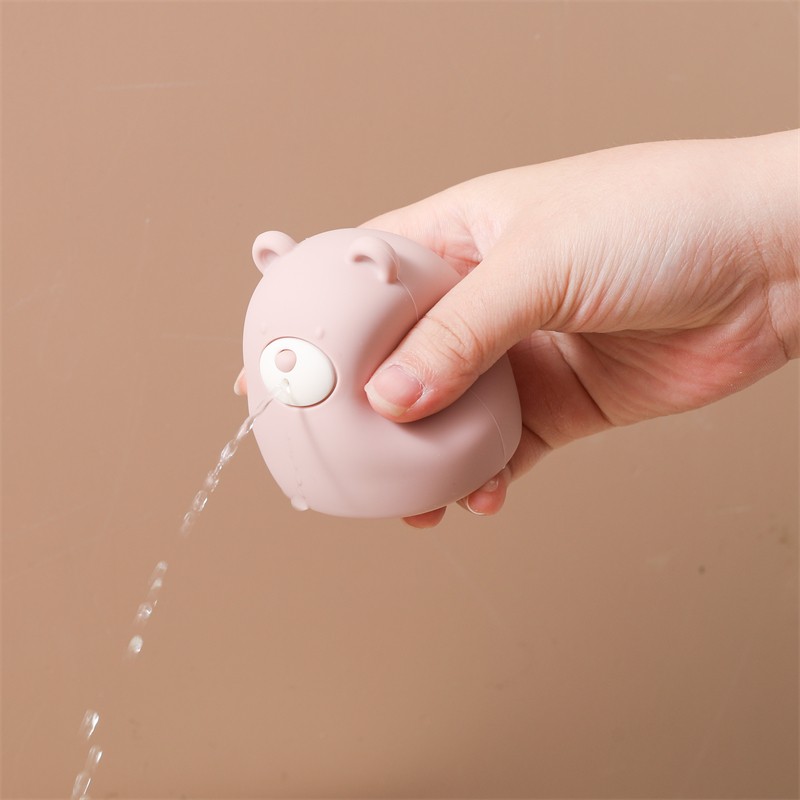 Silicone Bath Toy Manufacturer - Food-Grade Inflatable Bear Soft Plastic Musical Safe for Rattles